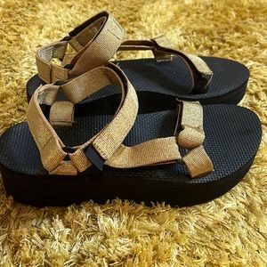 Teva platform sandals